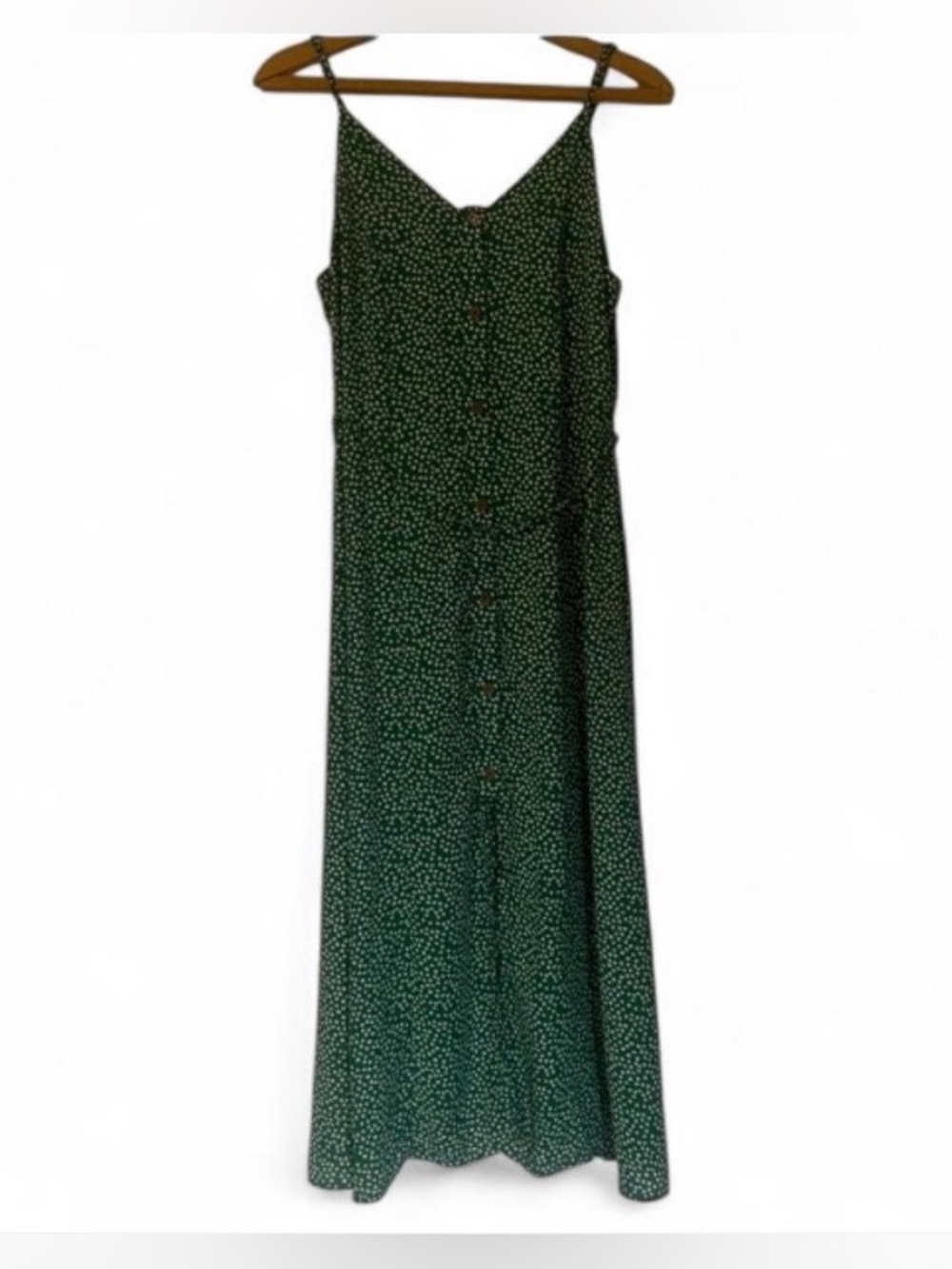 Sienna Sky green white midi dress